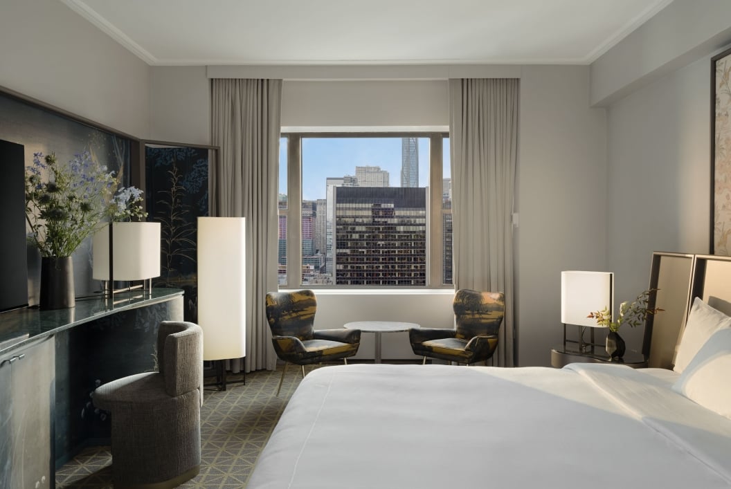 The one bedroom suite with city view at Park Lane New York.