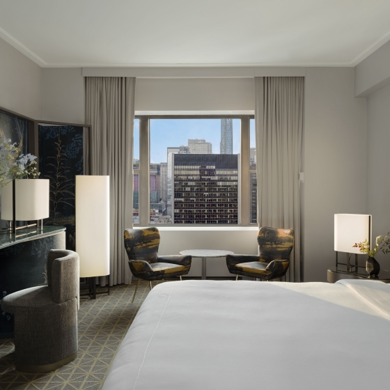 The one bedroom suite with city view at Park Lane New York.